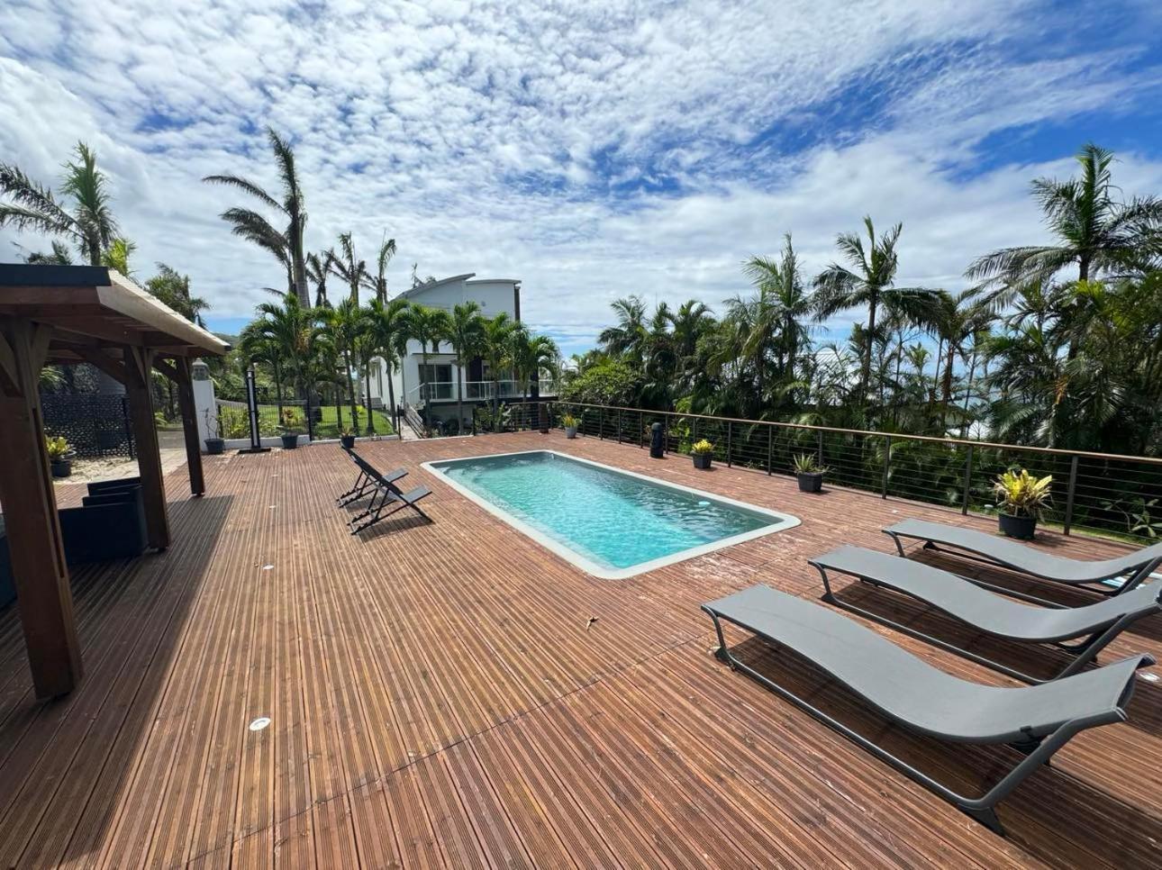 Grande Villa Au Calme - Vue Exceptionnelle - Climatisation - Piscine Sel Chauffee - Jardin Tropical Vincendo Buitenkant foto